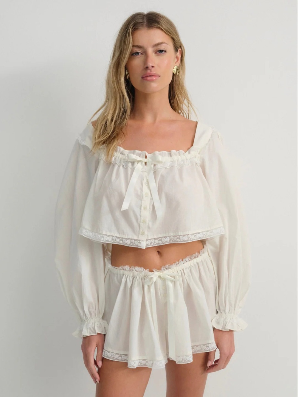 NWT For Love & Lemons Venetia Top